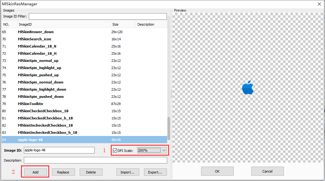 DPI Scale setting